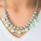 Paparazzi Accessories - Power Trip - Green Necklace - TheMasterCollection
