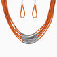 Walk The WALKABOUT - Orange Necklace - TheMasterCollection