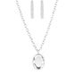 Paparazzi  Accessories- Light As Heir #L107 - Silver Necklace