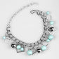 Paparazzi Accessories - Hall of Frame #N818 Box 9 - Blue Necklace