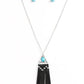 Paparazzi Accessories - Grand Cherokee #N802 Peg - Blue Necklace