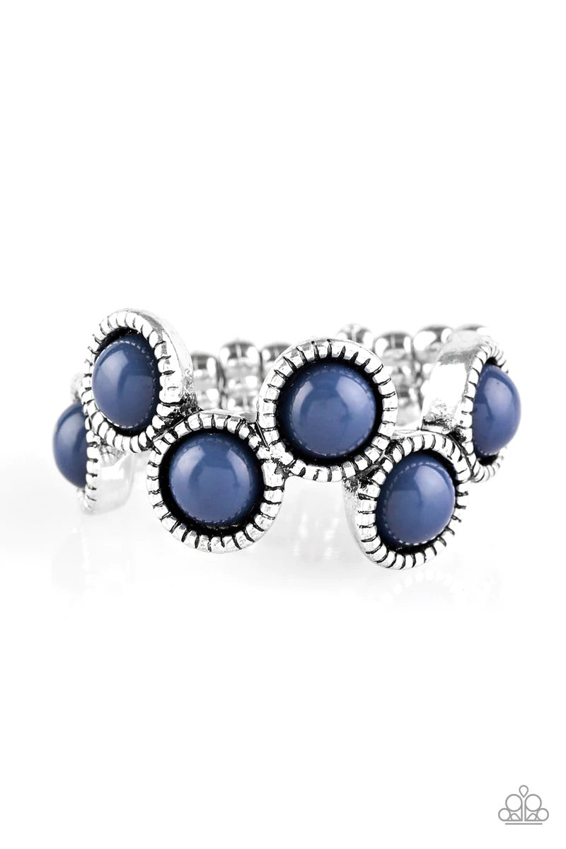 Paparazzi Accessories - Foxy Fabulous #RB/D6 - Blue Ring