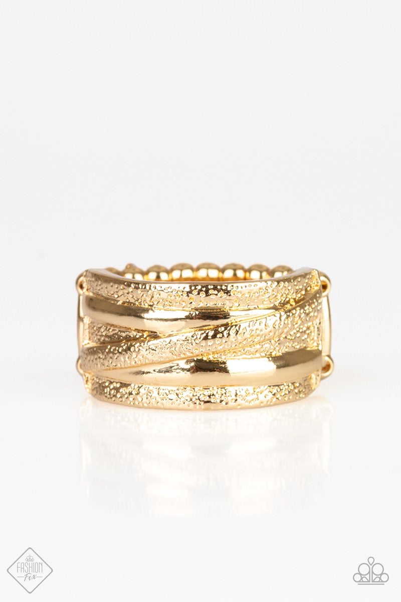 Paparazzi Accessories  - Rise and Shine #R709 - Gold Ring