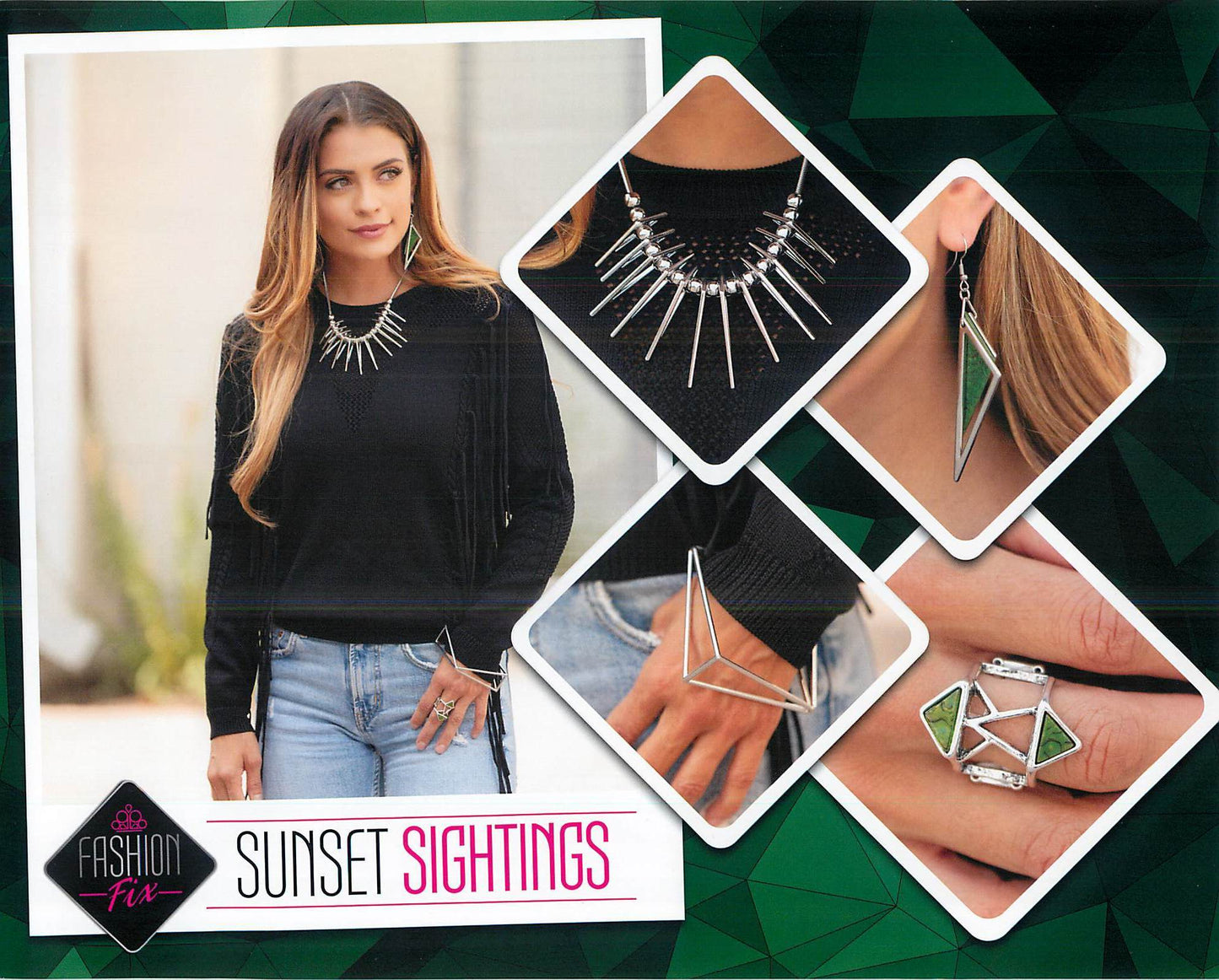 Paparazzi Accessories - The Sunset Sightings #SS-1220 - Fashion Fix Green