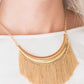 Paparazzi Accessories - Zoo Zone #N162 Peg- Gold Necklace