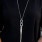 Paparazzi Accessories: Times Square Stunner #L199 - Silver Hematite Necklace