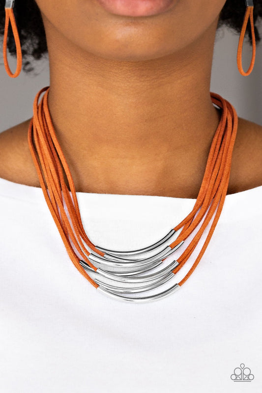 Walk The WALKABOUT - Orange Necklace - TheMasterCollection