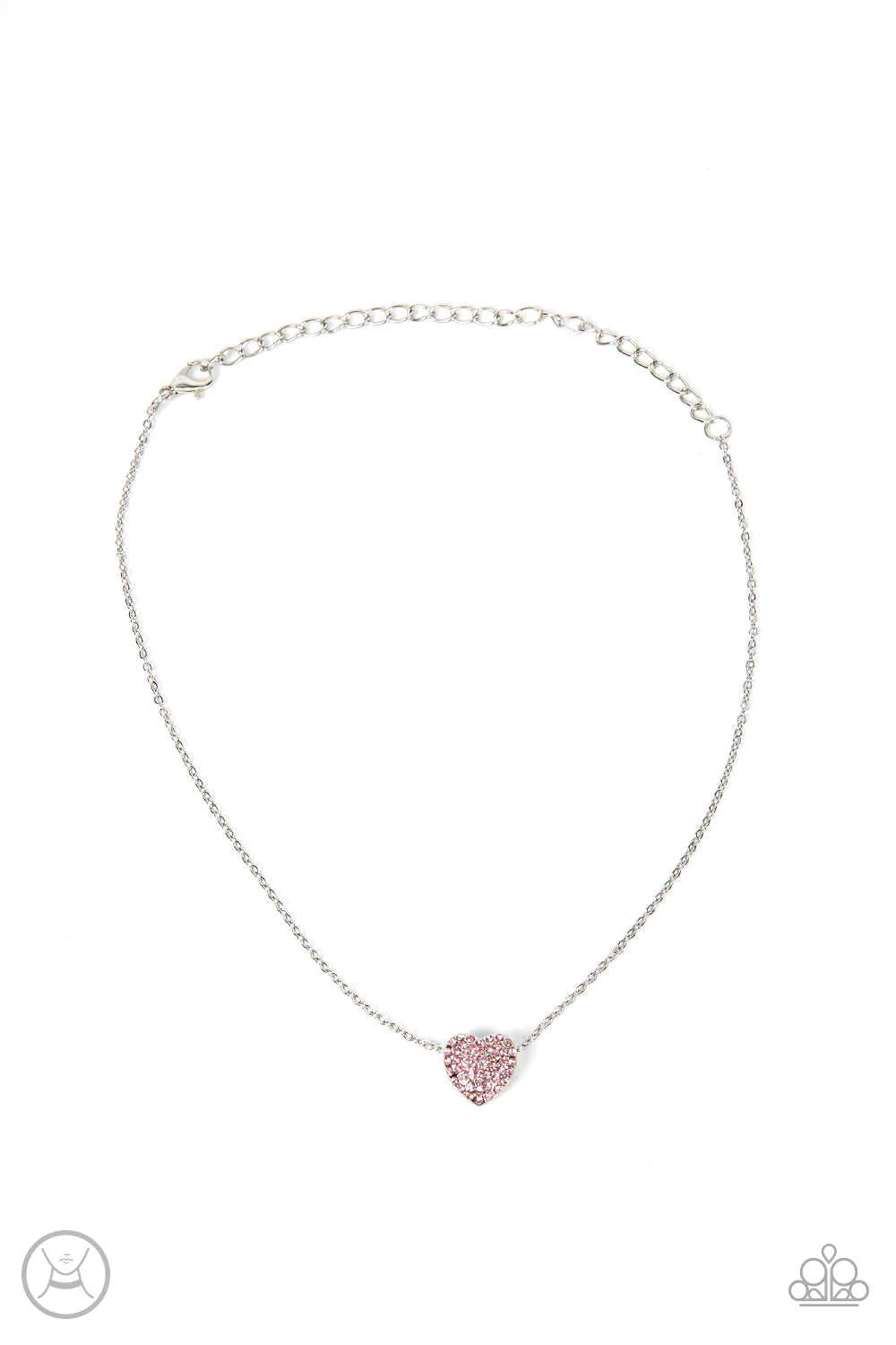 Paparazzi Accessories - Twitterpated Twinkle #N775 Box 8  - Pink Choker Necklace