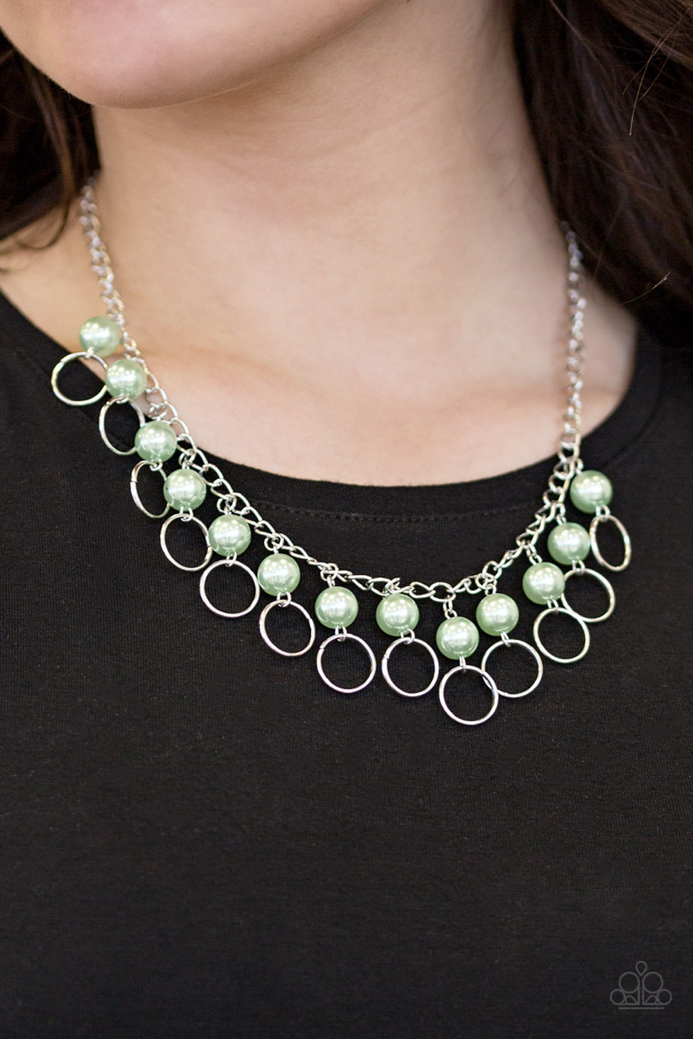Paparazzi Accessories - Run The Show - Green Necklace - TheMasterCollection