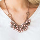 Paparazzi Accessories  - Cinderella Glam #N470 Box 5 - Copper Necklace
