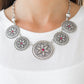 Paparazzi Accessories - Written in the Star Lilies - Pink Necklace - TheMasterCollection