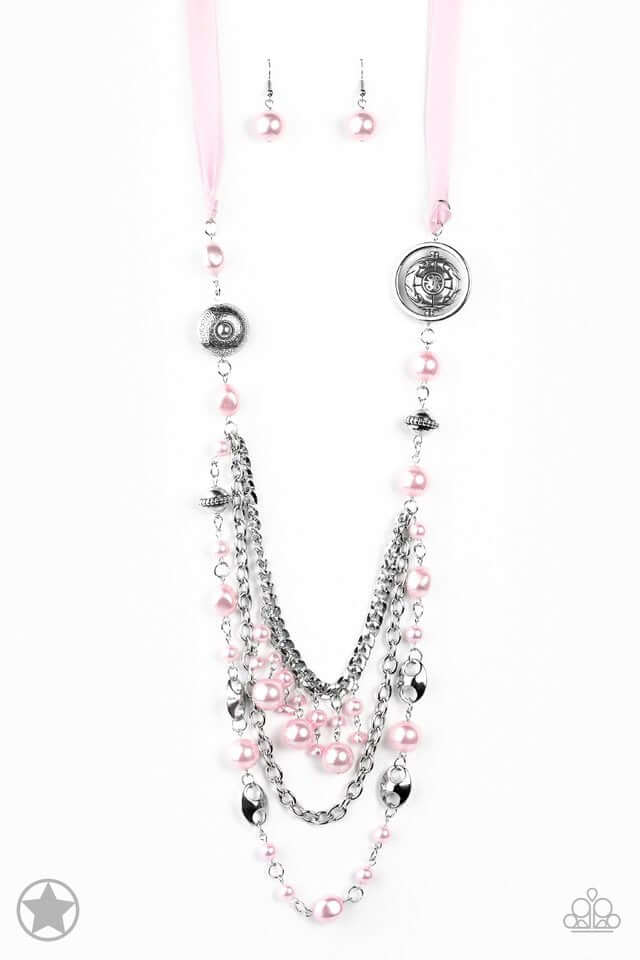 All The Trimmings - Pink Necklace - TheMasterCollection