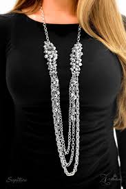 Paparazzi Accessories - The Shelley #Z14 Drawer 4/2 - Zi Collection 2017 Silver Necklace