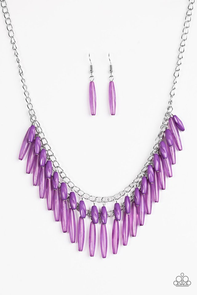 speak of the diva purple Necklace - TheMasterCollection