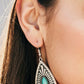 Paparazzi Accessories  - Wild Wilderness #L35 - Green Earrings